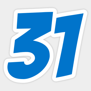 Esteban Ocon 31 - Driver Number Sticker